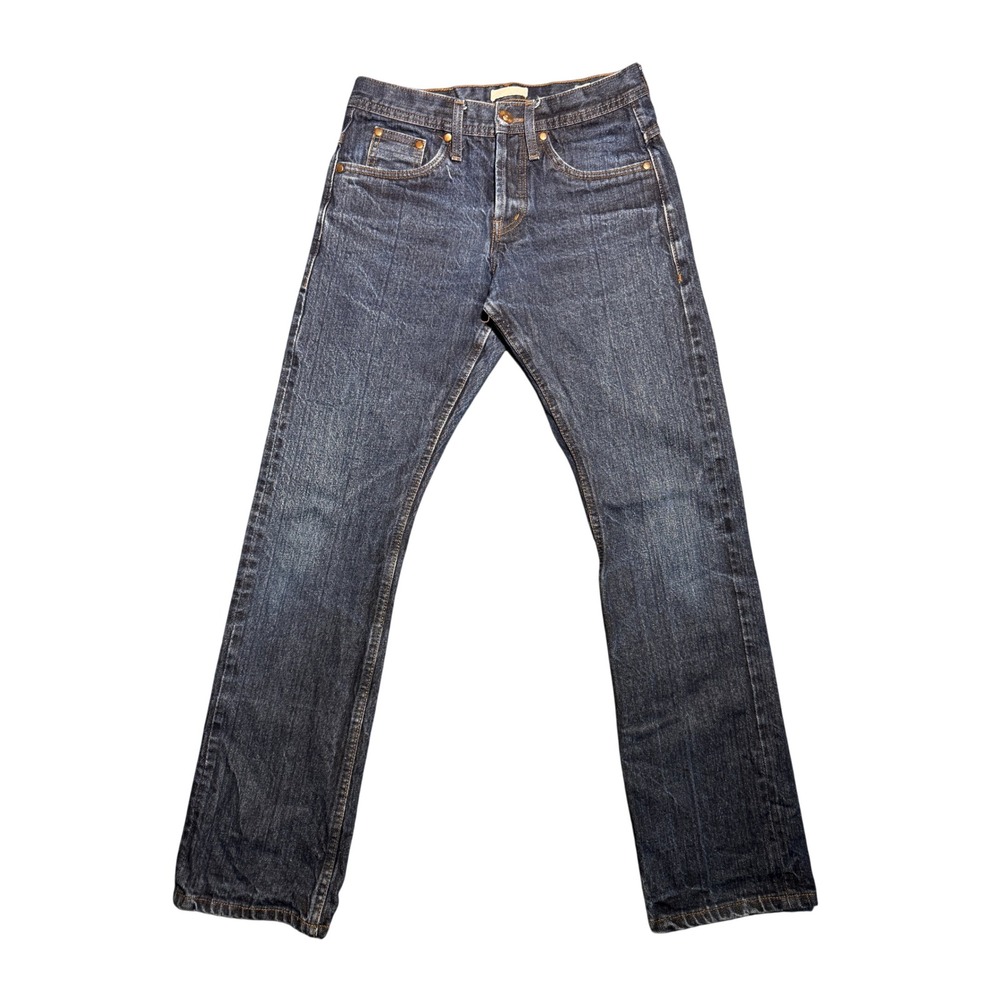 Unbranded Straight Fit 14.5oz Raw Indigo Selvedge Denim Jeans 27